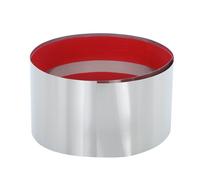 Alasum Plaque de Protection de Porte Avant Finition Brossée Argenté en Acier Inoxydable Plaque de Poussée de Porte Auto-adhésive pour Entrée