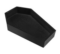 Alasum Plateau en Bois Forme Cercueil Gothique Noir pour Bonbons et Clés, Décor Halloween Élégant et Fonctionnel pour Fête et Décoration Intérieure