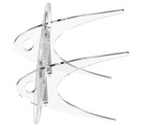Alasum Porte-cornets de Glace Acrylique Transparent Sushi Roll Display Stand pour Cornets Sucettes et Desserts Support Pratique pour Événements Épiceries Restaurants