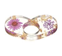 Alasum Porte-pages Accessoire de Lecture Pratique et Résistant Fleurs Séchées en Résine pour Marquer Vos Pages pendant la Lecture pour Livres et Magazines