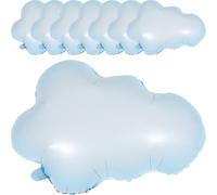 Alasum Résistance Forme Nuage Ballons en Aluminium Lot de 8 pour Décoration de Fête pour Shower ou Anniversaire