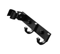 Alasum Support Design Simple et Élégant pour Aluminium Multifonction Pommeau Noir, Résistant Corrosion Rangement Confortable de Bain