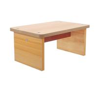 Alasum Tabouret en Bois Antidérapant pour Salle de Bain Stabilité et Bords Arrondis, Marchepied Ergonomique pour Adultes et Garçon et Filles