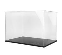 Alasum Vitrine de Football en Acrylique Base Noire, Boîte Multifonction Pratique pour Exposition et Rangement du Ballon de Football