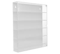 Alasum Vitrine en Acrylique : étagère de présentation pour modèles réduits de Voitures, vitrine Murale Transparente à 5 Couches avec Couvercle pivotant magnétique pour Mini-Figurines de