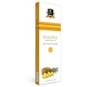 Alaukik Lot de 3 paquets de 12 bâtons d'encens roulés à la main 50 g avec porte-encens JRose (ananas)