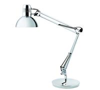 Alba - ARCHI CH - Lampe LED de Bureau - Protection des Yeux - Architecte - Livrée avec Base - 3 fixations possible socle, murale et bureau - Chromé