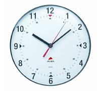 Alba - HORCLAS - Horloge Murale - Circulaire - Pendule Moderne Silencieuse - 25 cm - Blanc