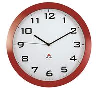Alba HORISSIMO R Horloge Grande Silencieuse Rouge 38 x 5,5 x 38 cm
