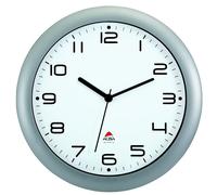 Horloge murale à quartz, cadre en ABS gris Ø 30 cm
