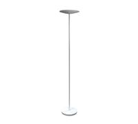 Alba Lampadaire LED Slim BC - LED intégrée - 30 W - Variateur d'intensité - Acier - Blanc