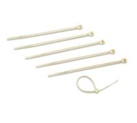 Alba LANG250 Pochette plastique Cable de nylon 10 cm , Blanc (250 unites)
