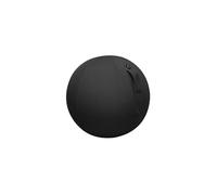 Alba MHBALL N - Polychlorure de Vinyle - Résistant et Anti-éclatement - Ballon Assise Ergonomique Bureau - Noir Taille Unique