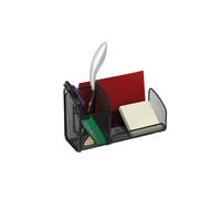 Alba Organiseur de bureau Meshtri 3 cases en métal Mesh - Noir