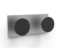 Alba Patère Double Magnétique PMS2MAG, Métal, TU