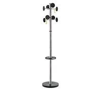 Alba PMSTAN3 CH Portemanteau Acier Chrome 8 Patères Chrome