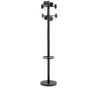 Alba PMSTAN3 N Portemanteau Acier 8 Patères Noir