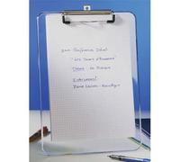 Alba Porte‑bloc A4 plastique transparent – 23 x 31,5 cm