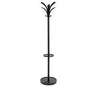 Portemanteau Brio 6 patères avec porte-parapluie - Noir