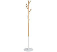 Alba Portemanteau Olaf 8 patères - Bois et blanc