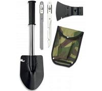 Albainox 33043 Pelle Albainox Survival avec étui pour chasse, pêche, camping, extérieur, survie et Bushcraft + porte-bouteilles en cadeau
