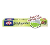 Albal - Film Fraicheur 30m - Film étirable - Préserve la fraicheur des aliments - Adhérent - 70% de ressources recy s