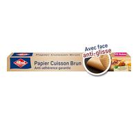Albal - Papier Cuisson Brun 5m - Teinte naturelle - Anti-glisse - Anti-adhérent