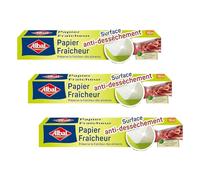 Albal Rouleau de Papier Fraîcheur, Facile à Découper, Surface Anti-dessèchement, 16 m (Lot de 3)