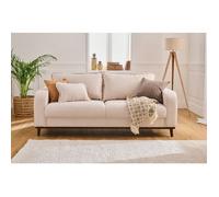 Best mobilier – Canapé 3 places – Albane – Velours côtelé – Beige