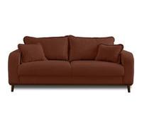 Best mobilier Canapé droit Lisa design 3 places Rouille