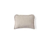 Albane - coussin - en velours côtelé - 38x52 cm - Beige