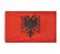 Albanie Drapeau MUWO "Nations Together" 90 x 150 cm Taille :taille unique