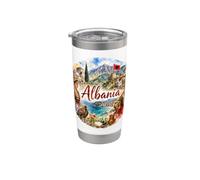 Albanie, Europe Gobelet isotherme en acier inoxydable double paroi