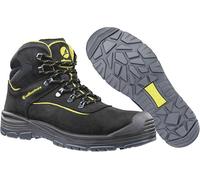 Albatros Work Chaussures de sécurité montantes Gravel Mid S3 SRC Noir/Jaune Taille 44