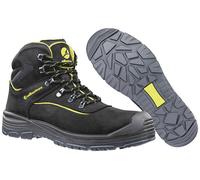 Chaussures de sécurité Albatros Gravel Mid S3 SRC noir/jaune-45