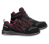 ALBATROS Bottes à lacets CLIFTON MID SRC S3, Taille 47, Niveau de protection:S3, Taille:37, Couleur:noir-rouge, Largeur:nv