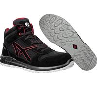 Albatros Work Chaussures de sécurité Clifton Mid S3 SRC Noir/Rouge Taille 41