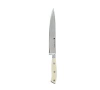 Albert de Thiers - L'IRRESISTIBLE - Couteau à Découper 20,3 cm - Lame Acier Inoxydable Ultra-Tranchante - Manche ABS Ergonomique - Protection Lame PVC - Sur Carte