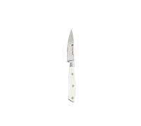 Albert de Thiers - L'IRRESISTIBLE - Couteau Office 9 cm - Lame Acier Inoxydable Tranchante - Manche ABS 3 Rivets - Protection PVC - Présentation Carte Élégante, Argent