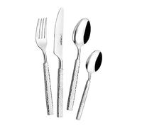 Albert de Thiers - Ménagère Alice, 24 Couverts - 6 Couteaux de Table + 6 Fourchettes + 6 Cuillères à Soupe + 6 Cuillères à Café - Lames et Manches Forgés en Acier Inoxydable - Boîte Couleur
