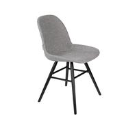 ALBERT KUIP SOFT - Chaise design version tissu gris Gris