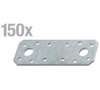 Alberts 150 x raccords plats 96 x 35 mm avec marquage CE galvanisé sendzimir