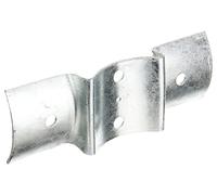 Alberts 202811 Raccord de clôture| galvanisé à chaud | pour poteaux et palissades Ø100 mm | 70 x 200 mm