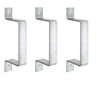 Alberts 202897 Raccord de clôture | galvanisé à chaud | 40 x 320 mm | Set de 3 pièces