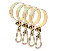 Alberts 207502 Collier pour balançoire | pour poteau en bois ronds | passivé | collier Ø 100 mm (Lot de 4)
