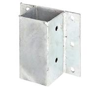 Ancre de poteau - GAH-ALBERTS - 71 x 71 mm - Acier galvanisé - Bordures en L et U - Surface galvanisée