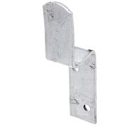 Alberts 210694 Support de barre de clôture | galvanisé à chaud | à visser | 34 x 160