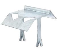 Alberts 210939 Butée d'arrêt | à enfoncer ou à sceller | galvanisée à chaud | 125 x 47 mm