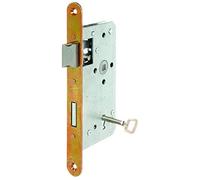 Alberts 215200 Serrure à encastrer | spécialement pour les portails à cadre - avec ou sans gâche | galvanisée | cote axe 55 mm