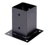 Alberts 215514 Ancre à visser - noire - plastifiée - 91 x 91 mm
